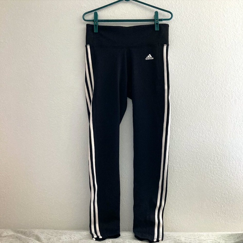 Adidas Black Leggings, Women's Size Medium